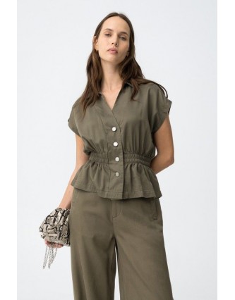 Blusa Lence C Patina Green...