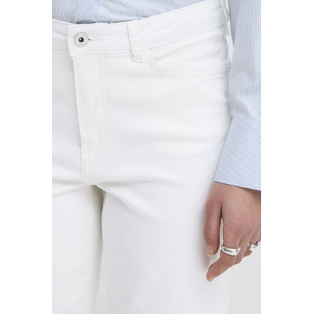 Pantalon Ziggy Raven Blanc De Blanc ICHI