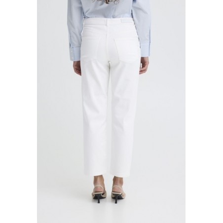 Pantalon Ziggy Raven Blanc De Blanc ICHI