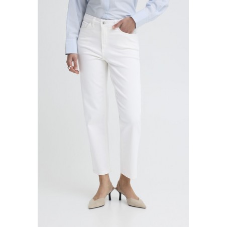 Pantalon Ziggy Raven Blanc De Blanc ICHI