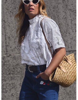 Camisa Blanca Janis Aire Retro