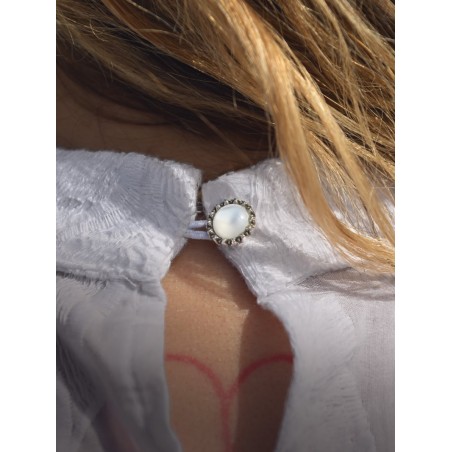 ▷ Camisa Blanca Janis Aire Retro | Sopotey