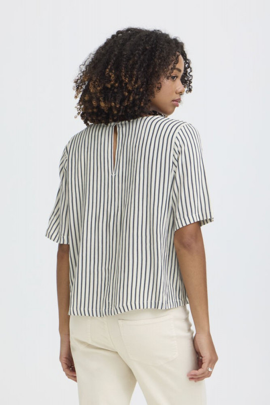 Blusa Marrakech Total Eclipse Stripe ICHI 2