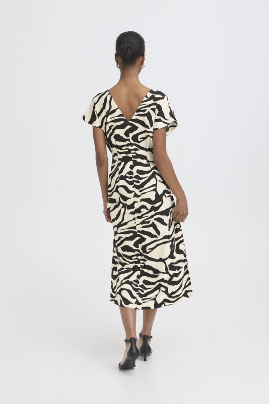 Vestido Linno Graphic Animal ICHI 2