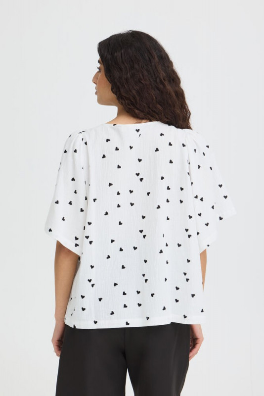 Blusa Lifana Graphic Heart ICHI 2