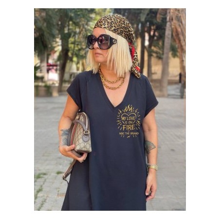 ▷ Vestido Over My Love Noc the Brand| Sopotey