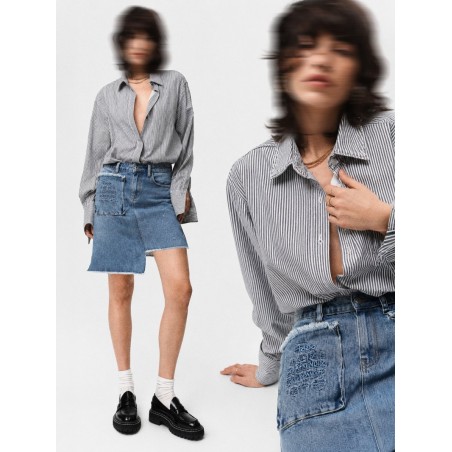 ▷ Comprar Falda Denim Equivocándome Aire Retro| Sopotey Woman.