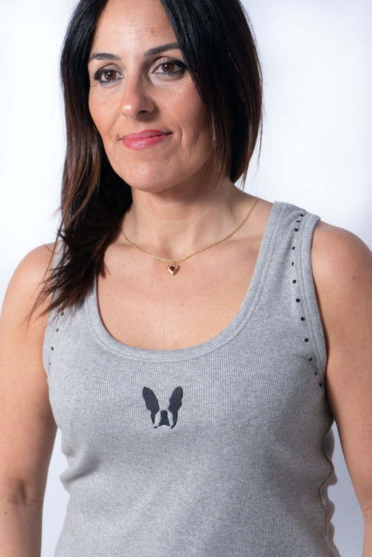 Camiseta El Sueño de Lola Lola Basic Grey / Black – Sopotey Woman. 2