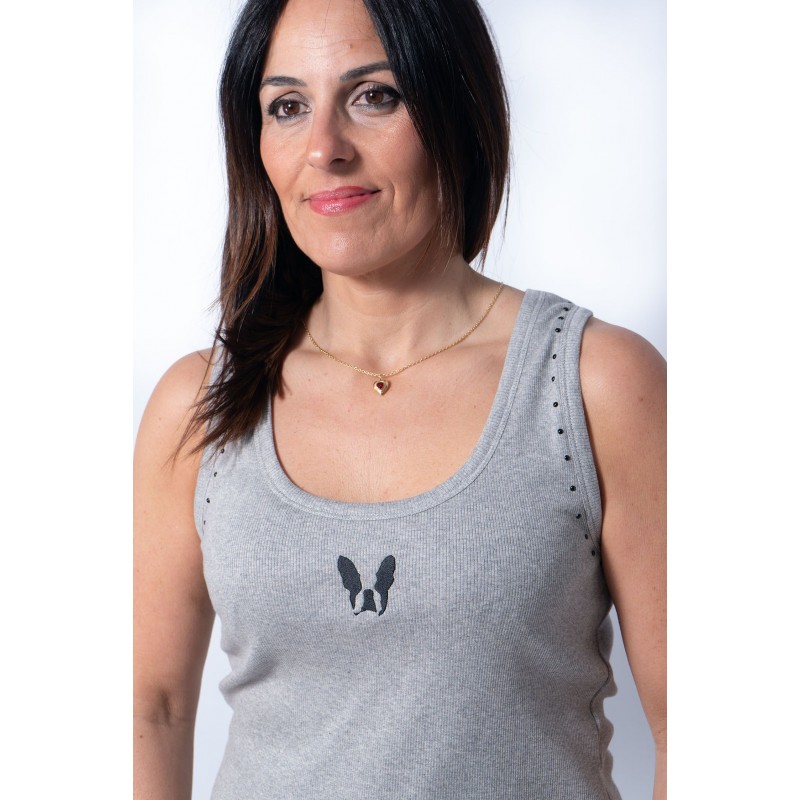 Camiseta El Sueño de Lola Lola Basic Grey / Black – Sopotey Woman.