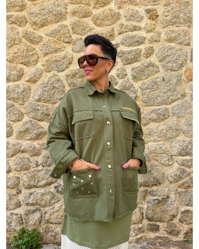 ▷ Cazadora Dual Verde Mad Influence| Sopotey 2