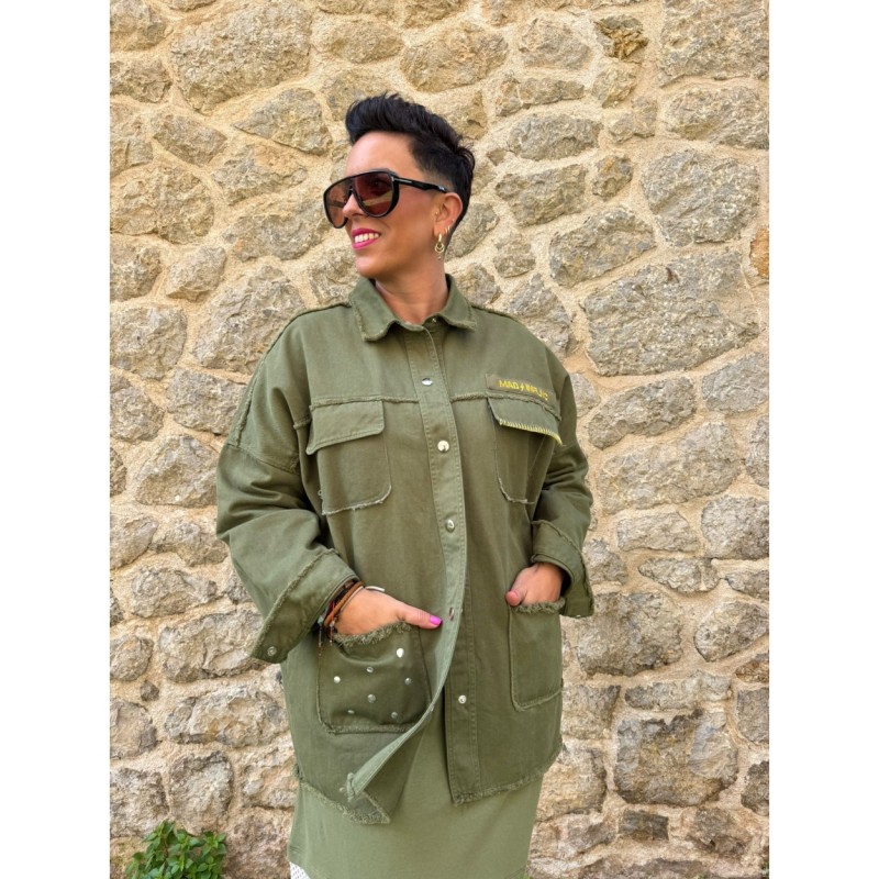 ▷ Cazadora Dual Verde Mad Influence| Sopotey
