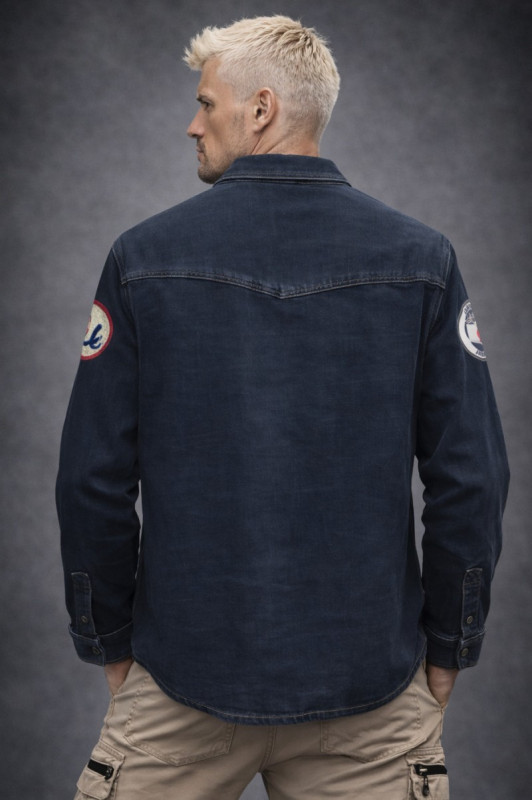▷ Sobrecamisal chico LASAL Denim Zero Azul Medio 2