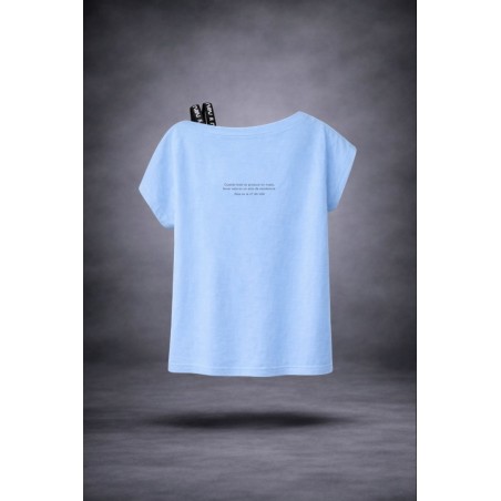 ▷ Camiseta LASAL Find Azul Celeste