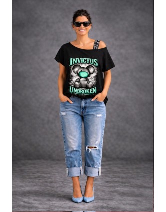 Camiseta LASAL Invictus Negro
