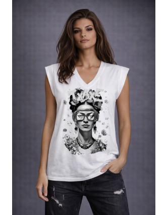 Camiseta LASAL Fxaxe Blanco
