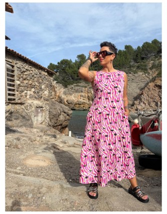 Vestido Zebra Sunset Mad...