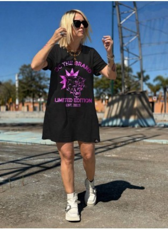 ▷ Vestido Felino Foil Rosa Noc the Brand| Sopotey 2