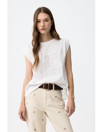 Camiseta Paros Blanca Tiffosi