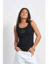 ▷ Camiseta Anabel Lee Basica Tirantes Negra