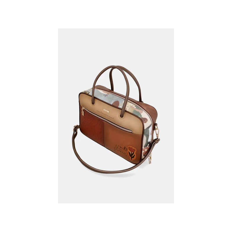 Bolso de Asa Corta y Bandolera Cuadrado TULIP Anekke