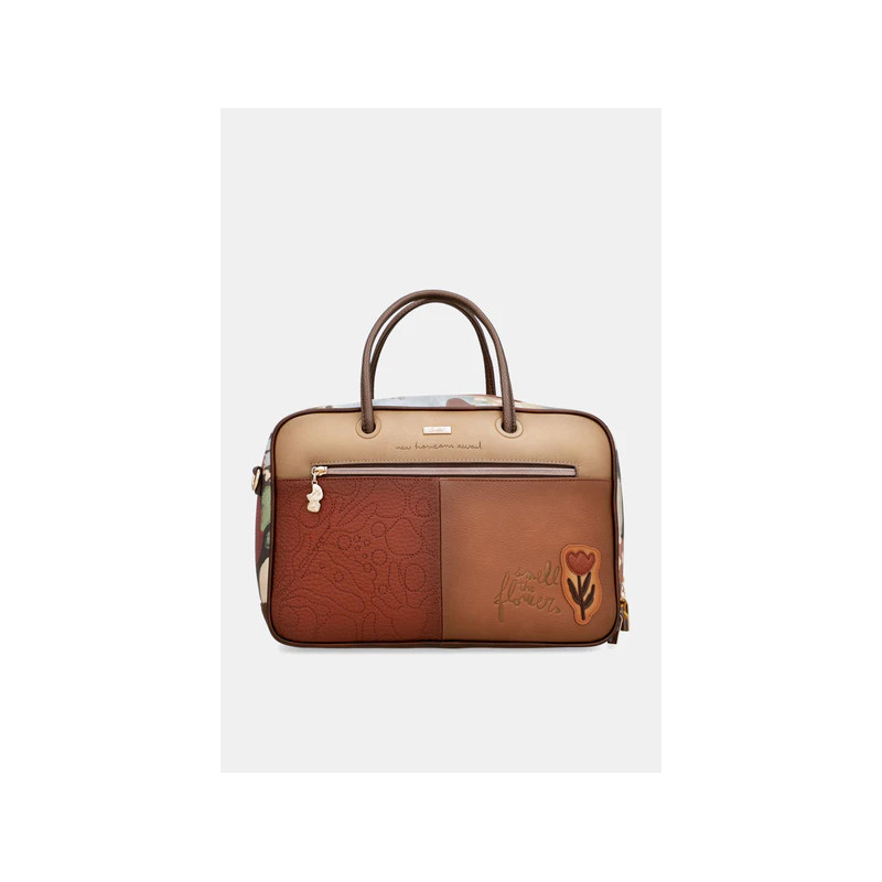 Bolso de Asa Corta y Bandolera Cuadrado TULIP Anekke