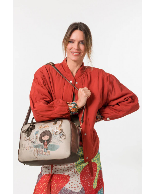 Bolso de Asa Corta y Bandolera Cuadrado TULIP Anekke 2