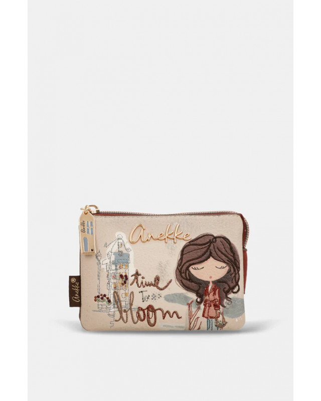 Monedero 3 Compartimentos TULIP Anekke