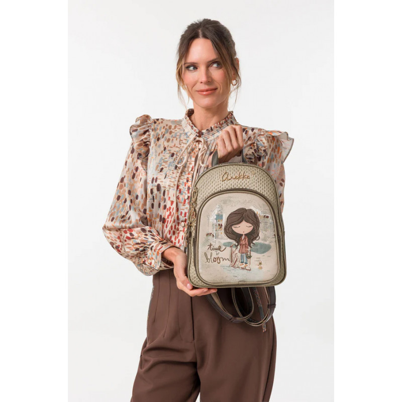 Mochila con Bolsillo Frontal TULIP Anekke