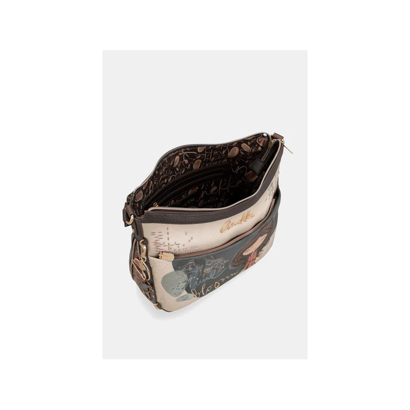 Bandolera Grande TULIP Azul Anekke