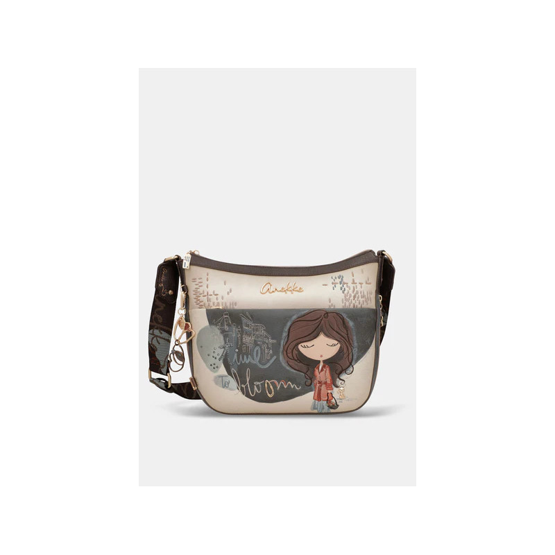Bandolera Grande TULIP Azul Anekke