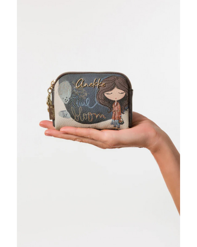 Monedero Pequeño TULIP Azul Anekke 2