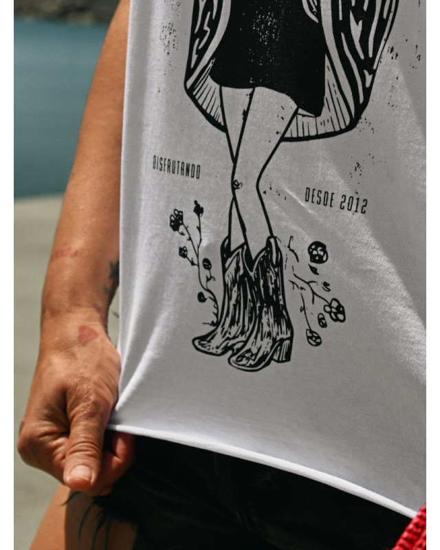 ▷ Cami Chica Guadalupe Blanca Aire Retro | Sopotey 2