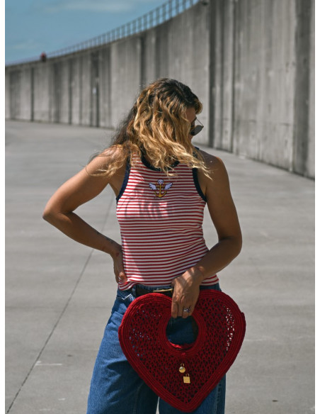 ▷ Cami Chica Ancla Navy Aire Retro | Sopotey
