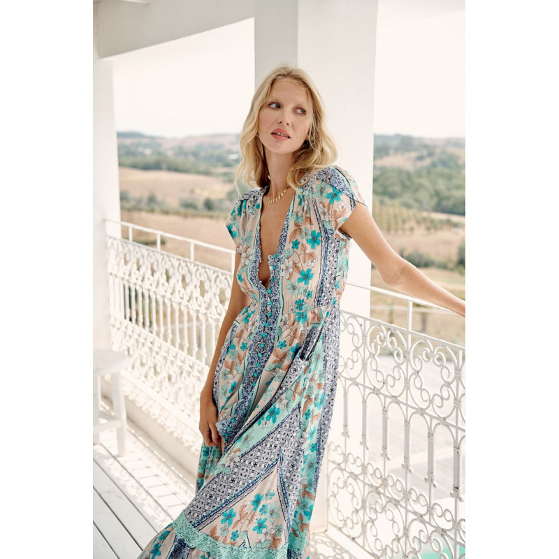▷ Vestido Carlisle Carmen Maxi Jaase| Sopotey