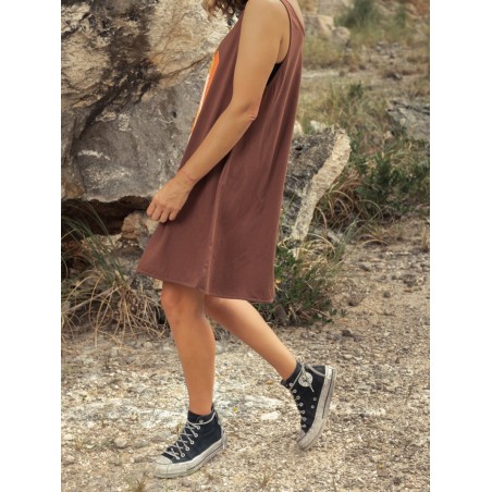 ▷ Comprar vestido tirantes tipo skater En paz conmigo Aire Retro | Sopotey Woman.